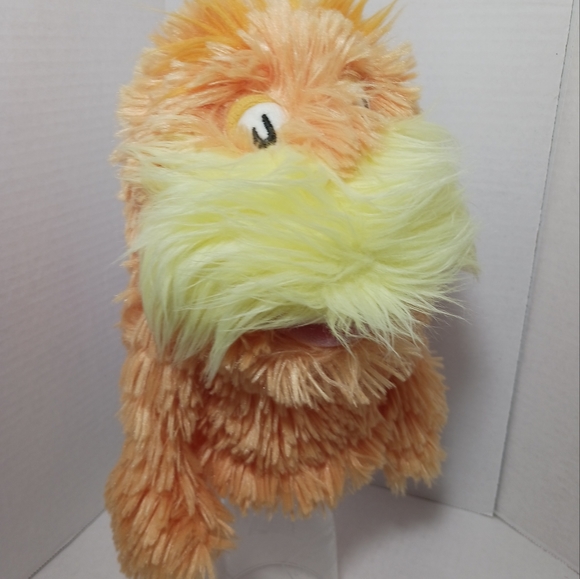 Dr. Seuss Manhattan Toy Hand Puppet Lorax 2002  Plush Stuffed Animal - Picture 7 of 12